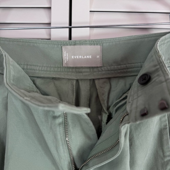 Everlane The Way-High Drape Pant Wide Leg High Waist Trouser Lily Pad 6S - Picture 9 of 11